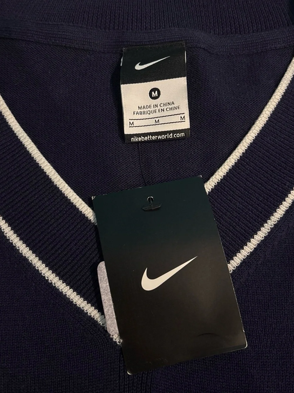 Nike Women’s Navy V-Neck Sweater